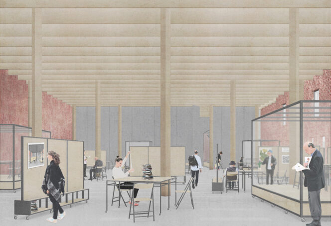 Urban Exchange Hall l 2017 l Perspektive Halle